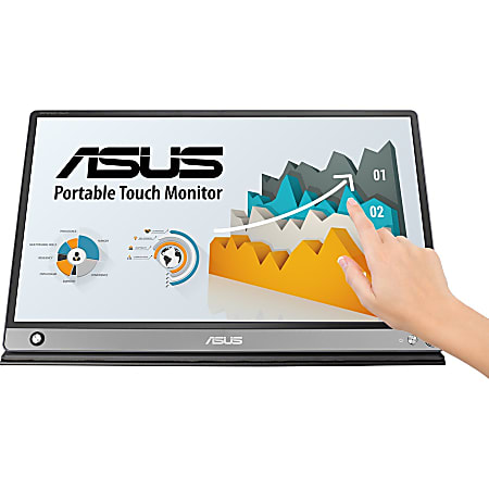 Asus ZenScreen MB16AMT 15.6 LCD Touchscreen Monitor - Office Depot