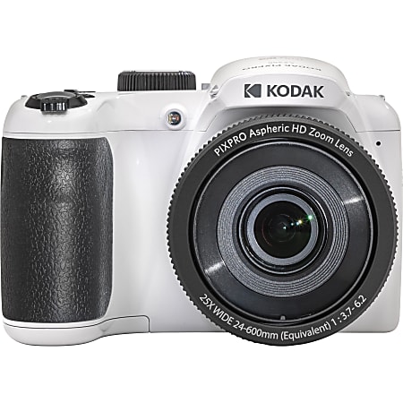 Kodak PIXPRO AZ255 16.4 Megapixel Compact Camera White 12.3 BSI