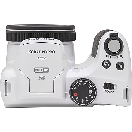 Kodak PIXPRO AZ255 16.4 Megapixel Compact Camera White 12.3 BSI