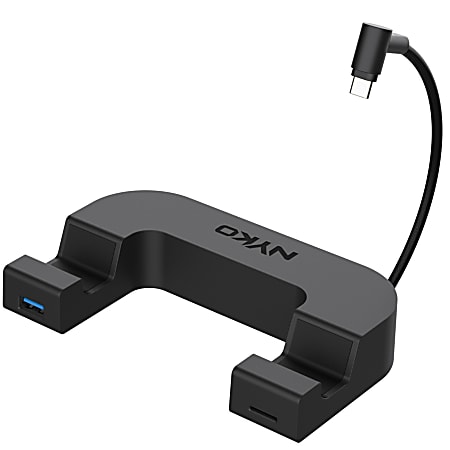 Nyko 7-In-1 USB-C Power Dock And Hub For Steam Deck, Black, NYK89502