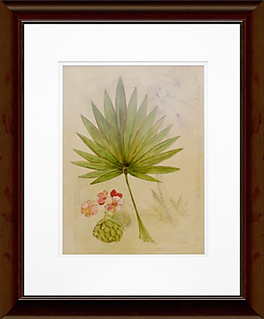 Timeless Frames Floral Katrina Brown Wall Artwork, 20" x 16", Botanical Journal II