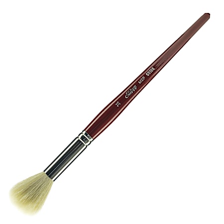 Silver Brush Limited 5518S Silver Mop White Round Paintbrush, Oil, Acrylic,  and Watercolor Brush, Short Handle, Size 20 Size - 20 White Round