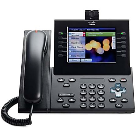Cisco Slimline Handset for IP Phone, Charcoal, CP9951CLK9