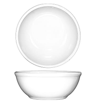 International Tableware Porcelain Nappie Bowls, 16 Oz, European White, Pack Of 36 Bowls