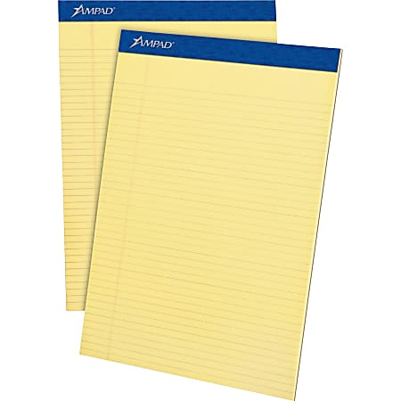 Ampad Perforated Ruled Pads, Letter Size, 50 Sheets,