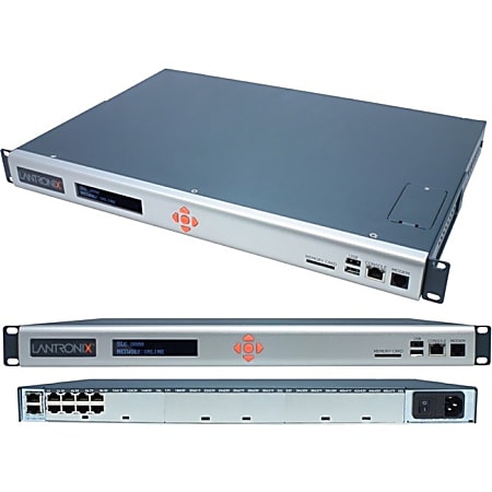Lantronix SLC 8000 48 - Port Advanced Console Manager, Single AC Power Supply, TAA - Remote Management