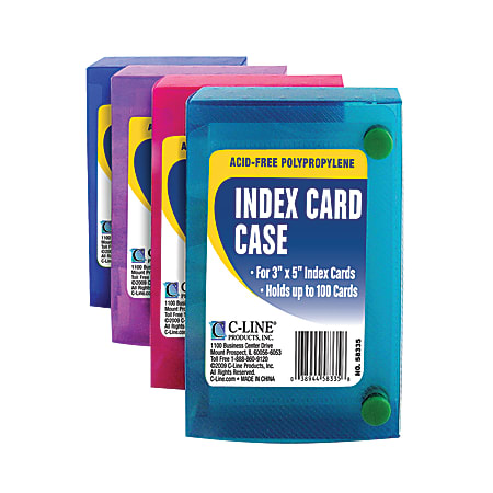 Office Depot Brand Rainbow Index Cards Ruled 5 x 8 Assorted Colors Pack Of  100 - Office Depot
