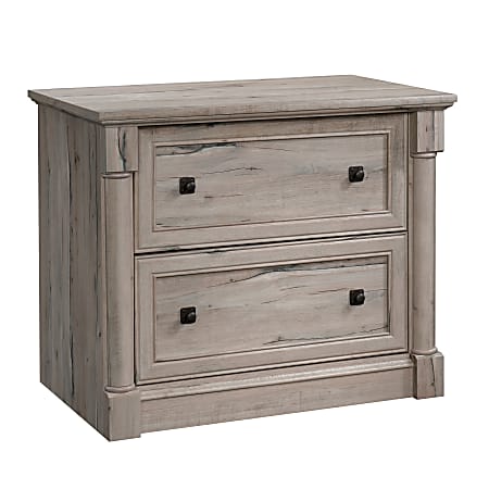 Sauder® Palladia 36-3/4"W x 22"D Lateral 2-Drawer File Cabinet, Split Oak