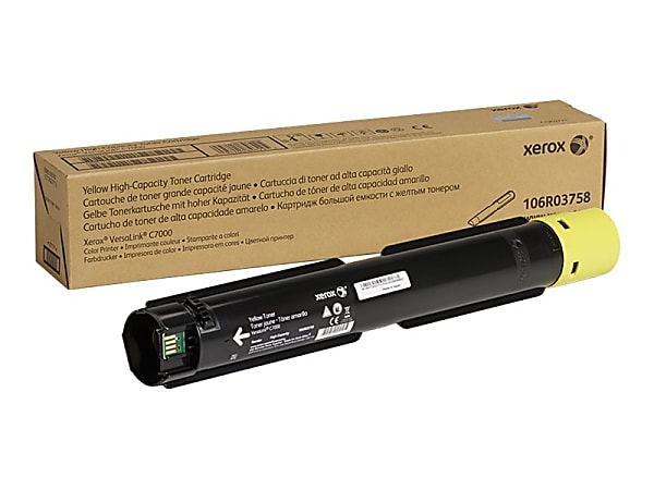 Xerox Original High Yield Laser Toner Cartridge - Yellow - 1 Each - 10100 Pages