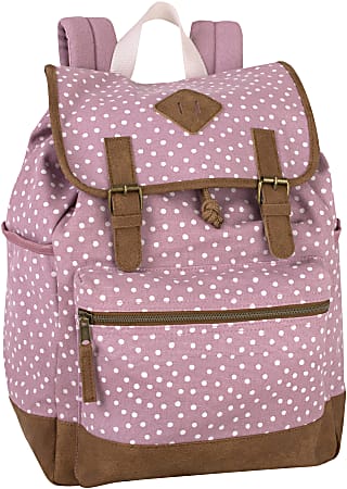 Trailmaker Front-Loading Drawstring Backpack, Pink