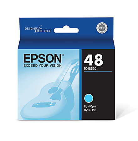 Epson® T0485 Light Cyan Ink Cartridge, T048520