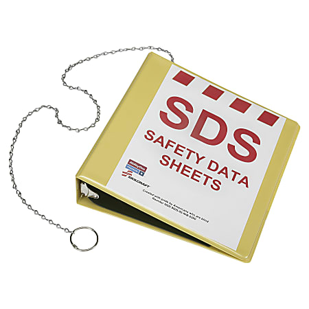 SKILCRAFT® Safety Data Sheet 3-Ring Binder, 2" Round