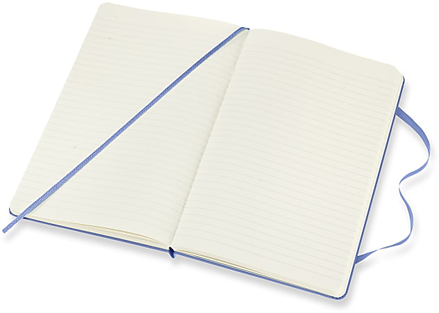 Hydrangea Blue Moleskine Classic Notebook Soft Cover Ruled/Lined Large 240 Pages 5 x 8.25