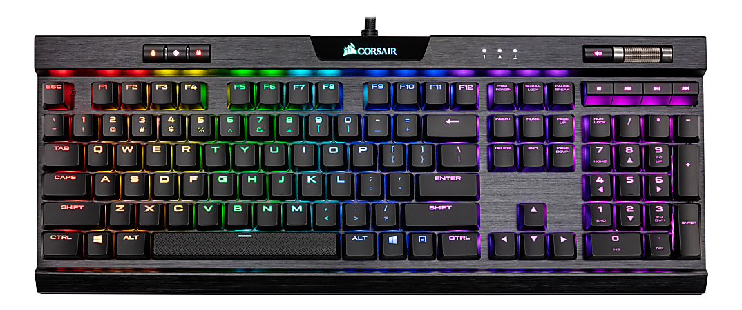 Corsair K70 RGB MK.2 Low Profile Mechanical Gaming Keyboard CHERRY