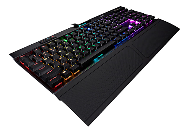 Corsair K70 RGB MK.2 Low Profile Mechanical Gaming Keyboard, CHERRY® MX Low Profile Red