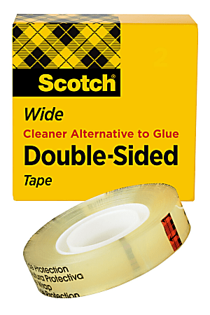 Scotch Permanent Double Sided Tape 1 x 1296 Clear - Office Depot