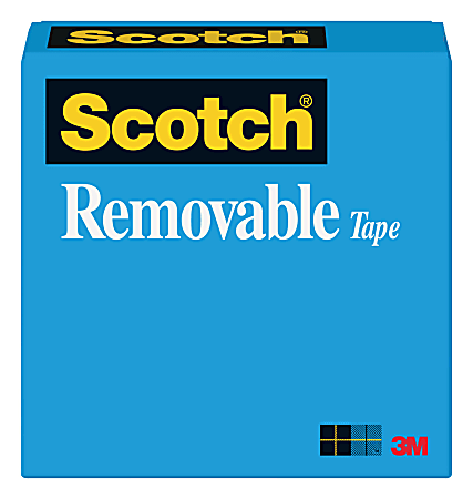 Scotch® Magic™ 811 Removable Tape, 1/2" x 1296", Clear