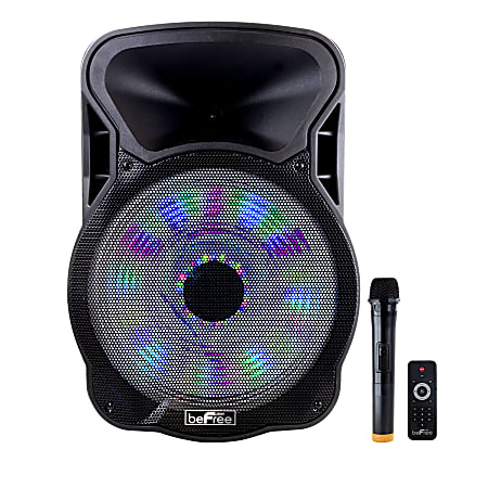 BeFree Sound Bluetooth® Rechargeable Party Speaker, Black