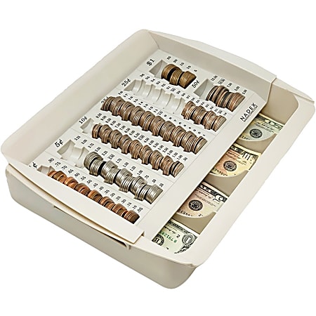 Carrotez 2-Tier PU Leather Bifold Wallet - Cash Envelope Organizer For Budgeting & Travel - Holds 80 Bills, Cards - Yellow Minimalist Design
