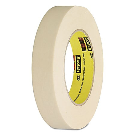 Scotch® 232 Masking Tape, 1/2" x 60 Yd.
