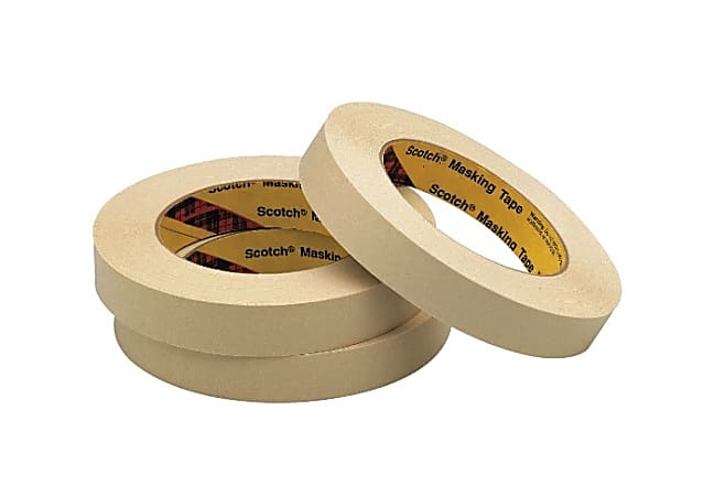 Scotch® 232 Masking Tape, 3/4" x 60 Yd.