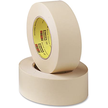 Business Source Utility purpose Masking Tape 60 yd Length x 2 Width 3 Core  Crepe Paper Backing 1 Roll Tan - Office Depot