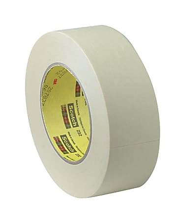 3M 232 Masking Tape, 2 x 60 yds., 6.3 Mil Thick for $31.71 Online