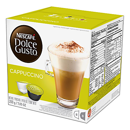 Nescafe® Dolce Gusto® Single-Serve Coffee Pods, Cappuccino, Carton Of 16