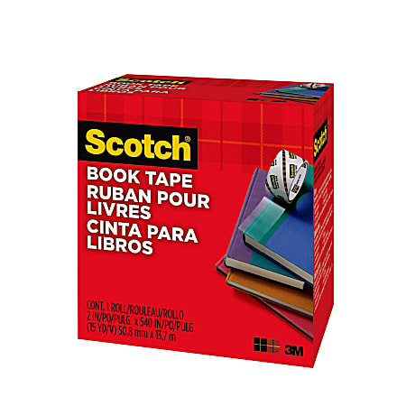 Scotch 845 Book Tape 2 x 540 Clear - Office Depot