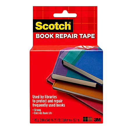 Scotch Book Tape, 2 in x 540 in,