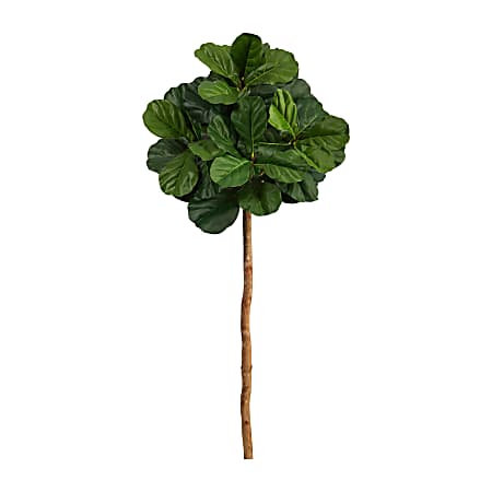 Nearly Natural Fiddle Leaf 54”H Artificial Tree, 54”H x 16”W x 16”D, Green