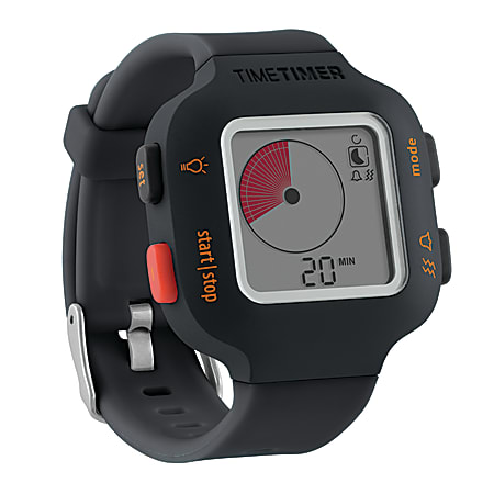 Time Timer Watch Plus, Small, Charcoal