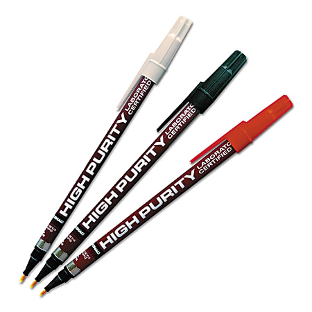 Cartonion High Purity Markers, White, Case Of 33