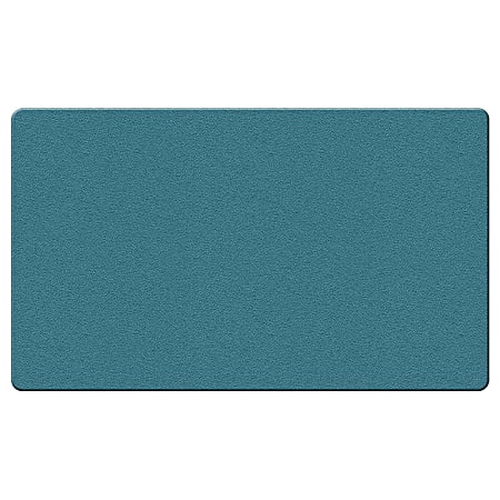 Ghent Fabric Bulletin Board With Wrapped Edges, 24" x 36", Teal