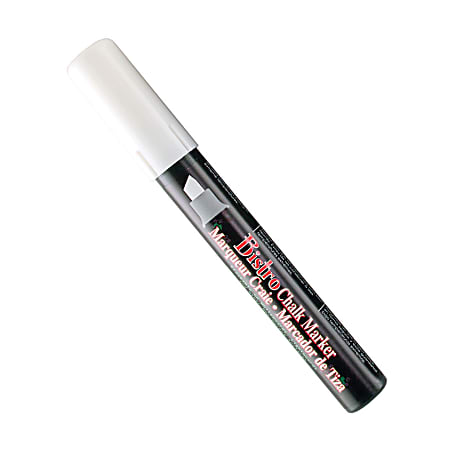Marvy Uchida Chisel Tip Chalk Marker White Pack of 12 - Office Depot