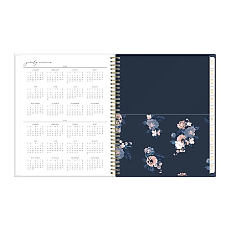 2024 Blue Sky Life Note it WeeklyMonthly Planning Calendar 8 12 x 11 Olivia  January To December - Office Depot