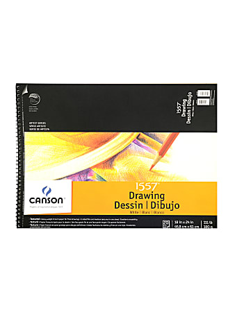 Canson C A Grain Drawing Paper Pad, 18" x 24", 20 Sheets