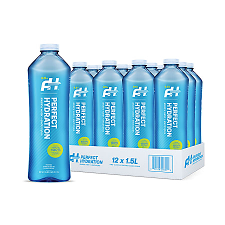 Perfect Hydration 9.5+ pH Alkaline Drinking Water, 1.5L, Case Of 12 Bottles