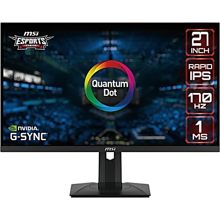 MSI G274QPF QD 27 Class WQHD Gaming LCD Monitor 169 Black 27