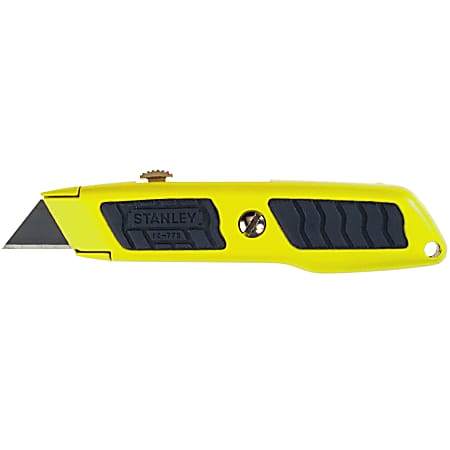 Stanley® Dynagrip Retractable Utility Knife, 6", Yellow