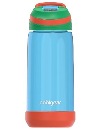 Cool Gear Glide Chugger Water Bottle, 18 Oz, Blue