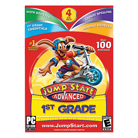 JumpStart® Advanced 1st Grade Version 3.0, Traditional Disc
