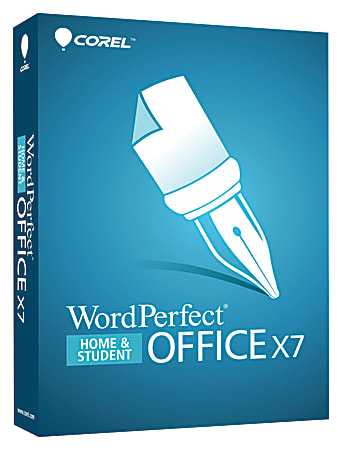 Corel® WordPerfect® Office X7 Home & Student Edition, Traditional Disc