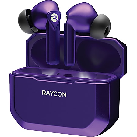 Raycon The Gaming Wireless Earbuds, Purple, RBE765-21E-PUR