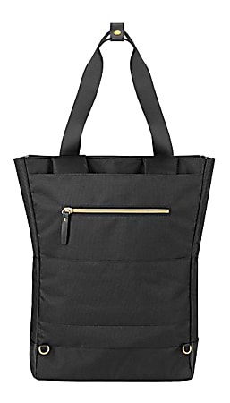 Solo New York Parker Hybrid Tote/Backpack With 15.6" Laptop Pocket, Black