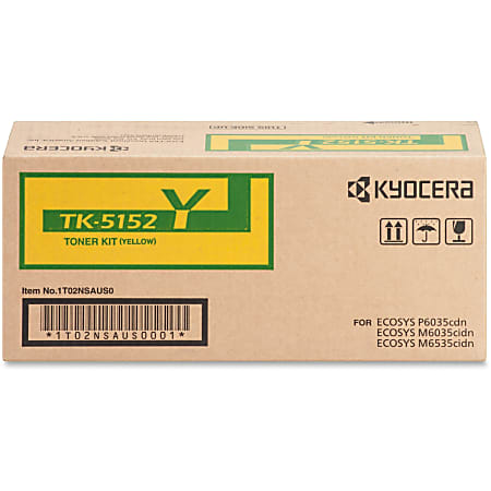 Kyocera® TK-5152 Original Toner Cartridge, Yellow, TK-5152Y