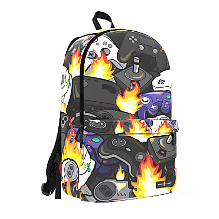 Space Junk Backpack With 15" Laptop Pocket, Controllers