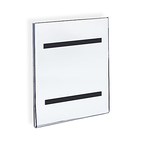 Azar Displays Acrylic Sign Holders With Magnetic Strips,
