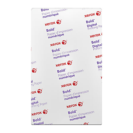 Xerox® Bold Digital™ Printing Paper, Legal Size (8 1/2" x 14"), 100 (U.S.) Brightness, 28 Lb Text (105 gsm), FSC® Certified, Ream Of 500 Sheets