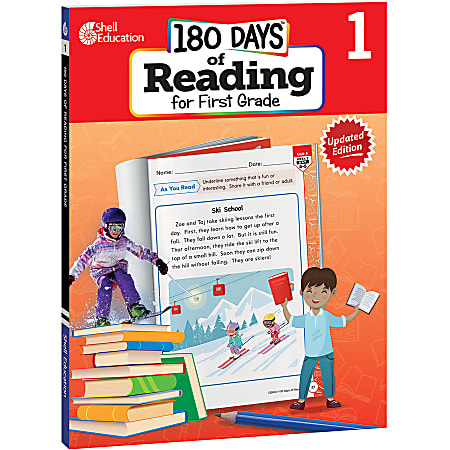 Shell Education 180 Days Of Reading 2nd Edition, Grade 1